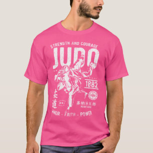 Judo Mma Martial Arts Kracht Moed Eer Geloof T-shirt