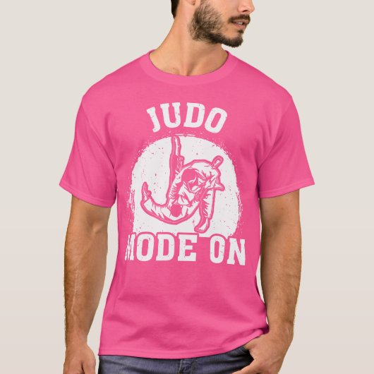 Judo mode op grappige judo vechter t-shirt (Voorkant)