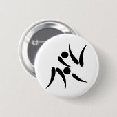 Judo Olympische Spelen 2005 Pictogram Ronde Button 5,7 Cm (Voorkant /achterkant)