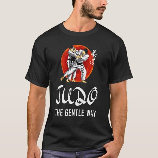 Judo op de zachte manier t-shirt (Voorkant)