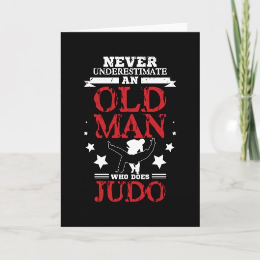 Judo Oud Man Kaart (Voorkant)