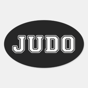 Judo Ovale Sticker