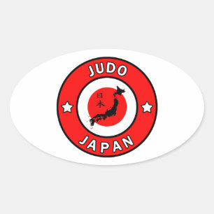 Judo Ovale Sticker