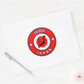 Judo Ovale Sticker (Envelop)