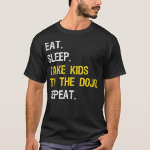 Judo Papa Neem kinder naar Dojo Grappig Karate Mam T-shirt