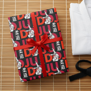 Judo Patroon - Bold en Dynamisch Cadeaupapier