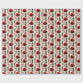 Judo Pattern - Black Belt, Kanji and Sun Cadeaupapier (Vlak)