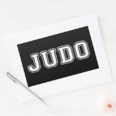 Judo Rechthoekige Sticker (Envelop)
