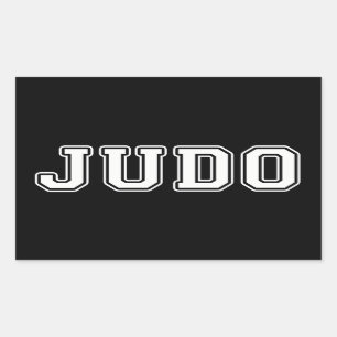 Judo Rechthoekige Sticker