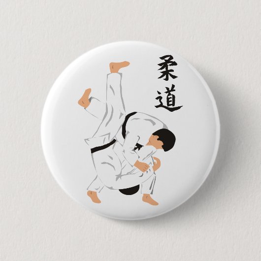 Judo Ronde Button 5,7 Cm (Voorkant)