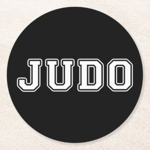 Judo Ronde Kartonnen Onderzetter