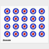 Judo Ronde Sticker (Vel)