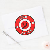 Judo Ronde Sticker (Envelop)