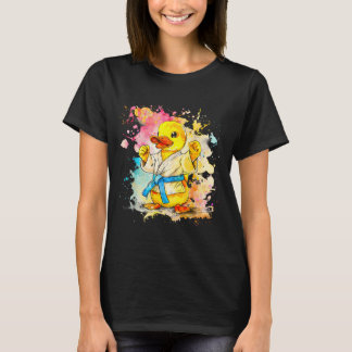 Judo Rubber Eend Natuur Kickboksen Taekwondo T-shirt