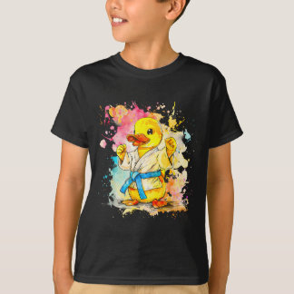 Judo Rubber Eend Natuur Kickboksen Taekwondo T-shirt