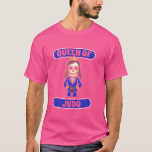 Judo Skeleton Judoka Martial Arts - Judoist Queen T-shirt