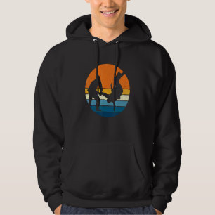 Judo Sports Retro Sunset Martial Art Hoodie
