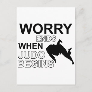 Judo T shirt Design Briefkaart
