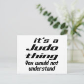 Judo Thing Design Briefkaart (Staand voorkant)