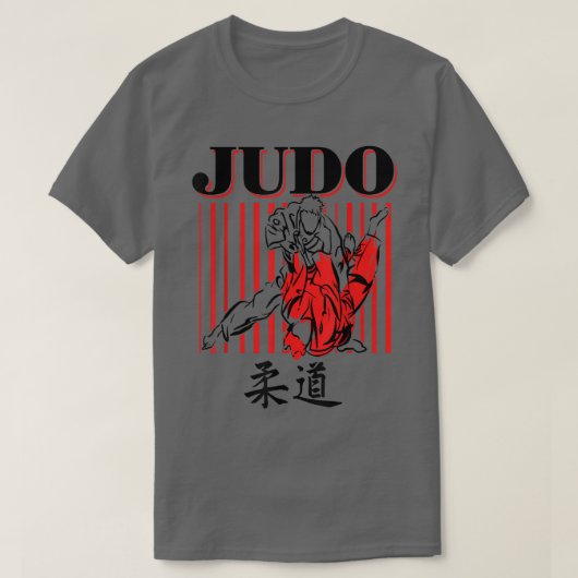 Judo Training Judoka Japan Combat Sports T-Shirt (Design voorkant)