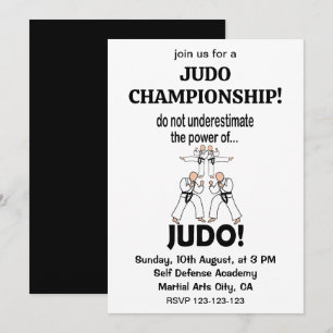 Judo Vechters Zelfverdediging Taekwondo Judo Kaart