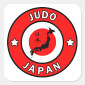 Judo Vierkante Sticker (Voorkant)