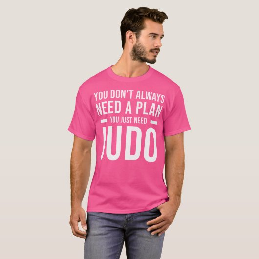 Judo voor grappig judo t-shirt (Voorkant volledig)