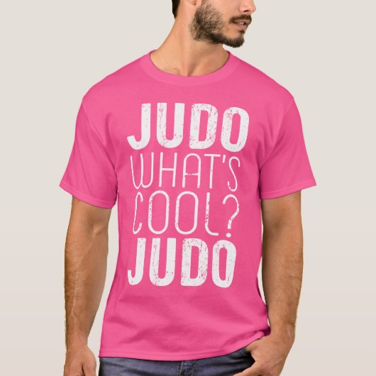 Judo Wat is cool Judo Braziliaans Jiujitsu T-shirt (Voorkant)