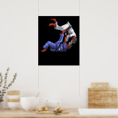 Judo Wrestling Demons Oni Poster (Keuken)