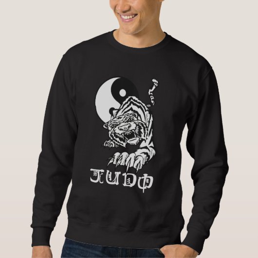 Judo Yin Yang Tiger Trui (Voorkant)
