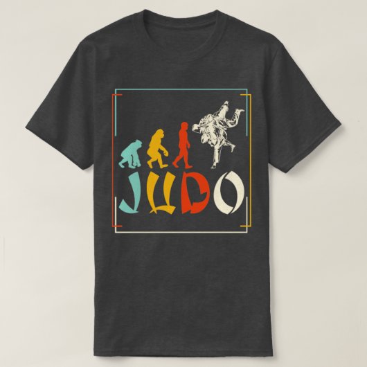 Judoist Evolution Judoka Gift Judo T-shirt (Design voorkant)