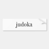 judoka bumper sticker (Voorkant)