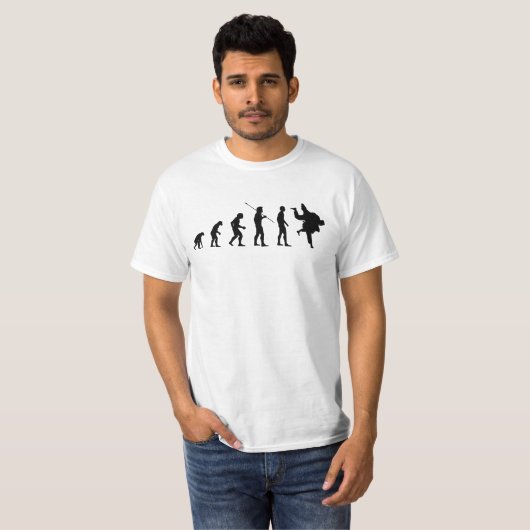Judoka Evolution Funny Judo Meme Bv T-shirt (Voorkant volledig)