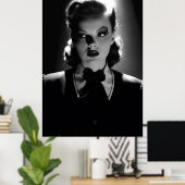 Judy Garland Noir Style Poster (Thuiskantoor)