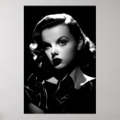 Judy Garland Noir Style Poster (Voorkant)