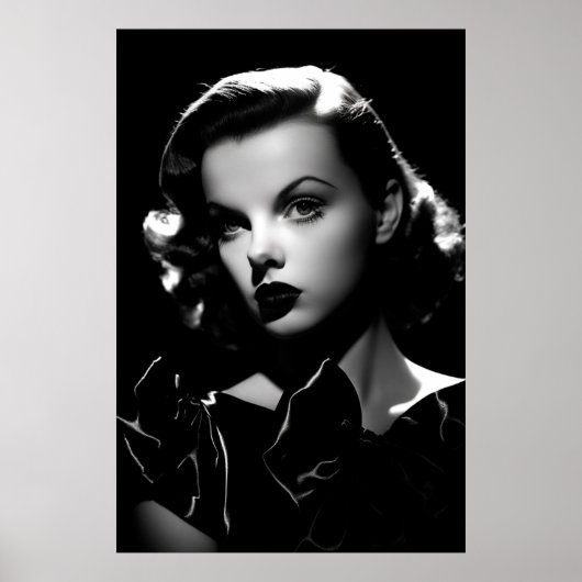 Judy Garland Noir Style Poster (Voorkant)