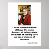Judy Heuman Poster (Voorkant)