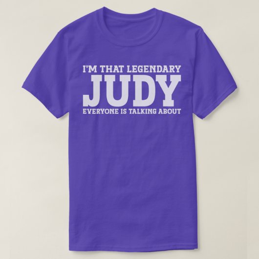 Judy Personal Name Women Girl Funny Judy T-shirt (Design voorkant)