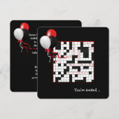 Judy's kruiswoordpuzzel kaart (Voorkant / Achterkant)