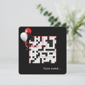 Judy's kruiswoordpuzzel kaart (Staand voorkant)