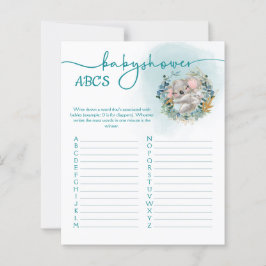 Juego Baby Shower ABC Baby Koala
