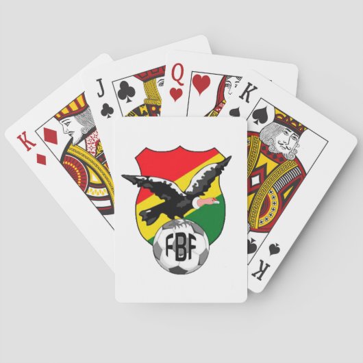Juego de cartas Bolivia Pokerkaarten (Achterkant)