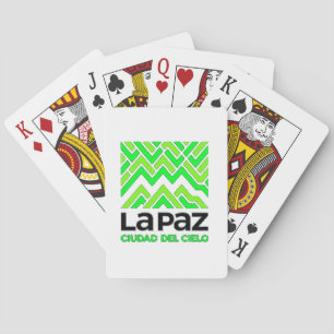 Juego de cartas La Paz ciudad del cielo Pokerkaarten