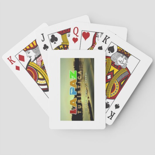 Juego de cartas La Paz turistica Pokerkaarten (Achterkant)