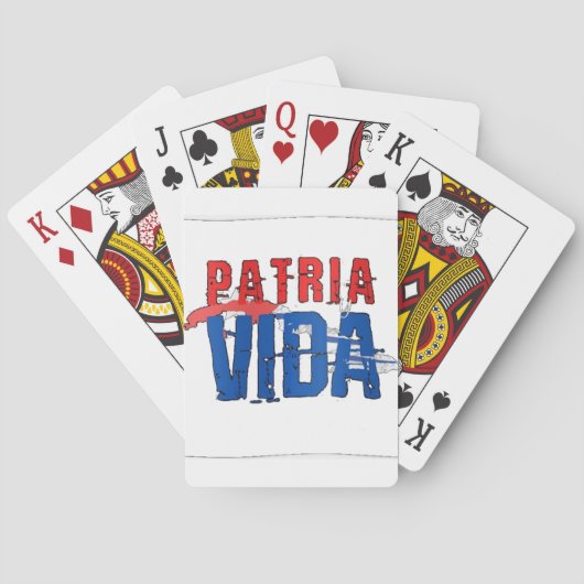 Juego de cartas Patria y vida Pokerkaarten (Achterkant)