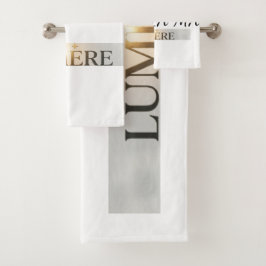 JUEGO DE TOALLAS   BAD HANDDOEK