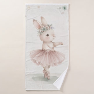 Juego de toallas infantiles con conejita tierna bad handdoek