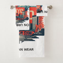 JUEGO DE TOALLAS TOKYO EDITION BAD HANDDOEK