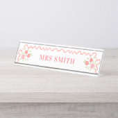 juf bureau naambordje (Voorkant)