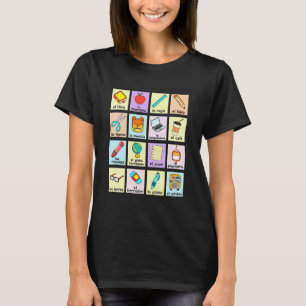 juf tweetalige terug naar school Spaanse leraar S T-shirt
